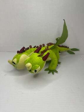 Ocean Toys How to Train Your Dragon Barf and Belch Hideous Zippleback Plush 12"